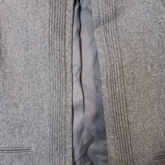 Sasson Paris New York Gray Polyester Wool Open Women's Blazer Jacket Vtg Sz 8/9 - Picture 4 of 10